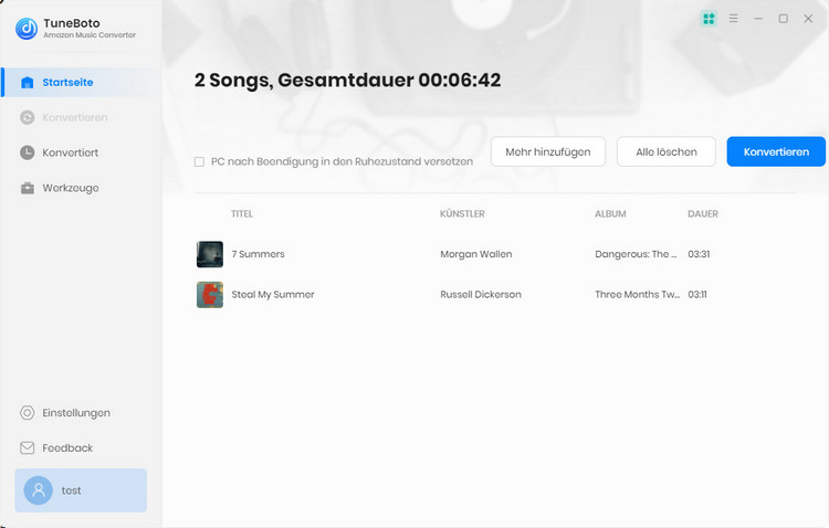 Amazon Music hinzufügen