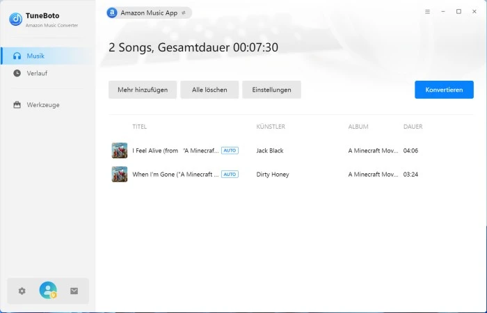 Amazon Music hinzufügen