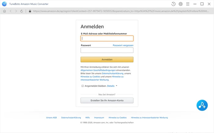 Anmelden